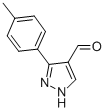 Structure of 3-P-TOLYL-1H-PYRAZOLE-4-CARBOXALDEHYDE