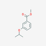methyl 3-(propan-2-yloxy)benzoate结构式