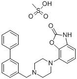 Structure of BIFEPRUNOX MESYLATE