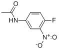 N-(4-氟-3-硝基苯基)乙酰胺结构式