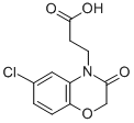 Structure of 6-CHLORO-2 3-DIHYDRO-3-OXO-4H-1 4-BENZO&