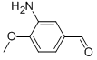 Structure of 3-AMINO-4-METHOXY-BENZALDEHYDE