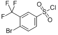 Structure of 4-BROMO-3-(TRIFLUOROMETHYL)BENZENESULFONYL CHLORIDE