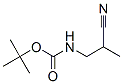 Structure of CARBAMIC ACID (2-CYANOPROPYL)-,TERT-BUTYL ESTER