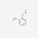 Structure of Benzenemethanol, 2-ethenyl-
