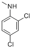 N1-甲基-2,4-二氯苯胺结构式