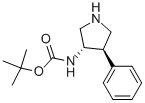 Structure of (4-PHENYLPYRROLIDIN-3-YL)CARBAMIC ACID TERT-BUTYL ESTER