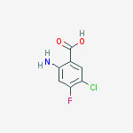 Structure of 2-Amino-5-chloro-4-fluorobenzoic acid