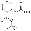 Structure of (R)-2-CARBOXYMETHYL-PIPERIDINE-1-CARBOXYLIC ACID TERT-BUTYL ESTER