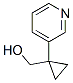 Structure of Cyclopropanemethanol,1-(3-pyridinyl)-