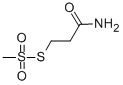 Structure of Methanesulfonothioic Acid S-(3-AMino-3-oxopropyl) Ester