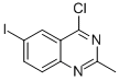 Structure of 6-IODO-4-CHLORO-2-METHYL-QUINAZOLINE