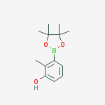 Structure of 2-METHYL-3-(4,4,5,5-TETRAMETHYL-1,3,2-DIOXABOROLAN-2-YL)PHENO