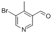 Structure of 5-BROMO-3-FORMYL-4-METHYLPYRIDINE