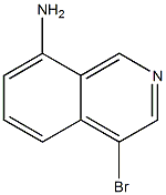 Structure of 8-Isoquinolinamine,4-bromo-