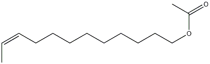 Structure of (10Z)-Dodec-10-en-1-yl acetate
