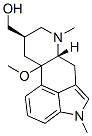 Structure of 10-methoxy-1,6-dimethylergoline-8beta-methanol