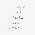 Ethanedione, bis(3-chlorophenyl)-结构式