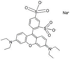 Structure of SULFORHODAMINE B
