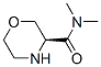 3-MORPHOLINECARBOXAMIDE,N,N-DIMETHYL-,(3S)-结构式