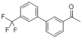 1-(3-TRIFLUOROMETHYL[1,1-BIPHENYL]-3-YL)ETHANONE结构式