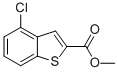 Structure of 4-CHLORO-BENZO[B]THIOPHENE-2-CARBOXYLIC ACID METHYL ESTER