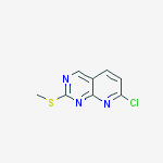 Structure of 7-chloro-2-methylsulfanylpyrido[2,3-d]pyrimidine