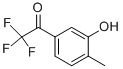 Structure of ETHANONE,2,2,2-TRIFLUORO-1-(3-HYDROXY-4-METHYLPHENYL)-