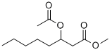 Structure of methyl 3-(acetoxy)octanoate