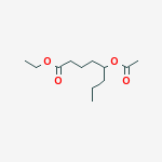 ethyl 5-(acetyloxy)octanoate结构式
