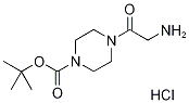 1-BOC-4-(2-氨基乙酰基)-哌嗪结构式