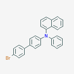 Structure of N-(4'-bromo-[1,1'-biphenyl]-4-yl)-N-phenylnaphthalen-1-amine