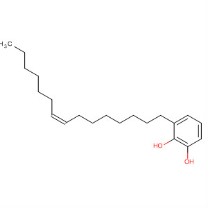 1,2-Benzenediol, 3-(8Z)-8-pentadecenyl-结构式