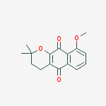 Structure of 9-Methoxy-alpha-lapachone