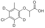 Structure of MECOPROP D3