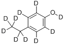 Structure of 4-ETHYLPHENOL-D10