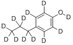 Structure of 4-N-PROPYLPHENOL-D12