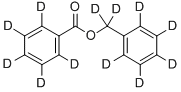 Structure of BENZYL BENZOATE-D12