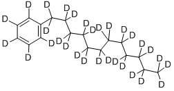 1-PHENYLDODECANE-D30结构式