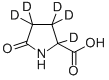 Structure of DL-2-PYRROLIDINONE-3,3,4,4,5-D5-5-CARBOXYLIC ACID