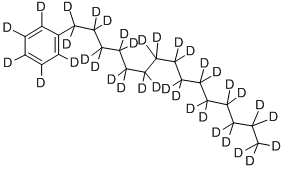 Structure of N-PENTADECYLBENZENE-D36
