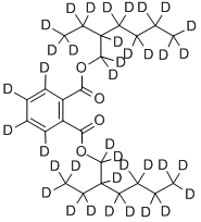 Structure of BIS(2-ETHYLHEXYL) PHTHALATE-D38