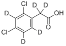 Structure of 2,4-DICHLOROPHENOXY-3,5,6-D3-ACETIC-D2 ACID