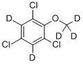 Structure of 2,4,6-TRICHLOROANISOLE-D5