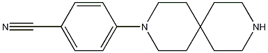 Structure of 4-(3,9-diazaspiro[5.5]undecan-3-yl)benzonitrile