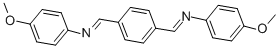 Structure of TEREPHTHALBIS(P-ANISIDINE)