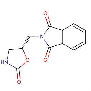 1H-Isoindole-1,3(2H)-dione, 2-[[(5R)-2-oxo-5-oxazolidinyl]methyl]-结构式