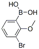 3-溴-2-甲氧基苯硼酸结构式