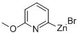 Structure of 6-METHOXY-2-PYRIDYLZINC BROMIDE