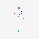 Structure of CIS-4-AMINOTETRAHYDRO-3-FURANOL HYDROCHLORIDE